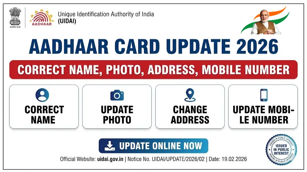 Aadhaar Card Update 2026