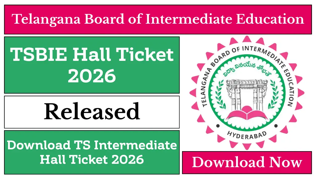 TSBIE Hall Ticket 2026